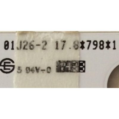 KIT DE LED PARA TV / PHILIPS TPT400LA-J6PE1 REV:SC1M / 01J26-2 17.8*798*1.0 / GJ-DLEDII P5-400-D409-V7 / MODELO 40PFT5300/12 - Imagen 2